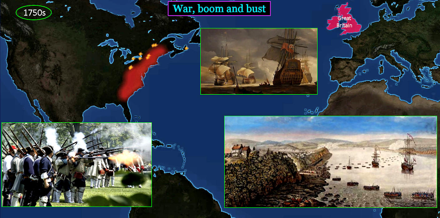 War boom and bust, 1760s